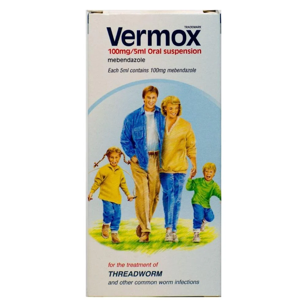 Vermox Liquid Suspension 30ml | Threadworm Treatment for Children Ireland | Chemco